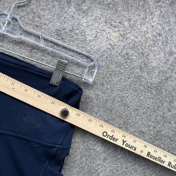 Lululemon Pants Womens 6 Blue High Rise Full Length Athletic Gym Legging Pocket - Picture 4 of 11
